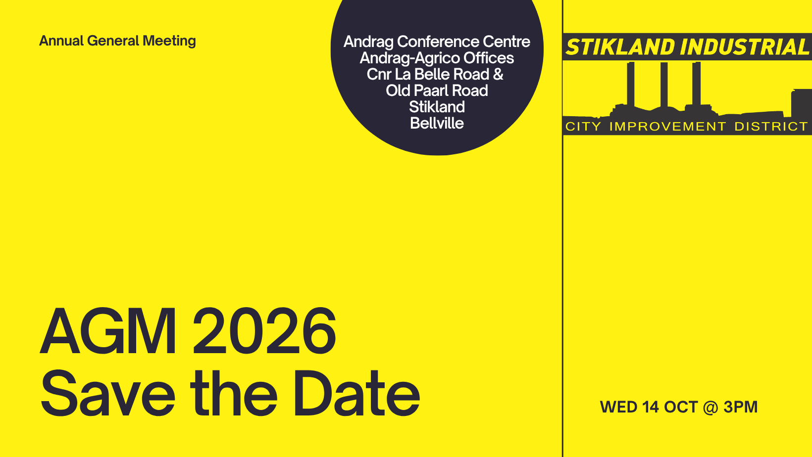 Spring Update & AGM 2026 Save the Date